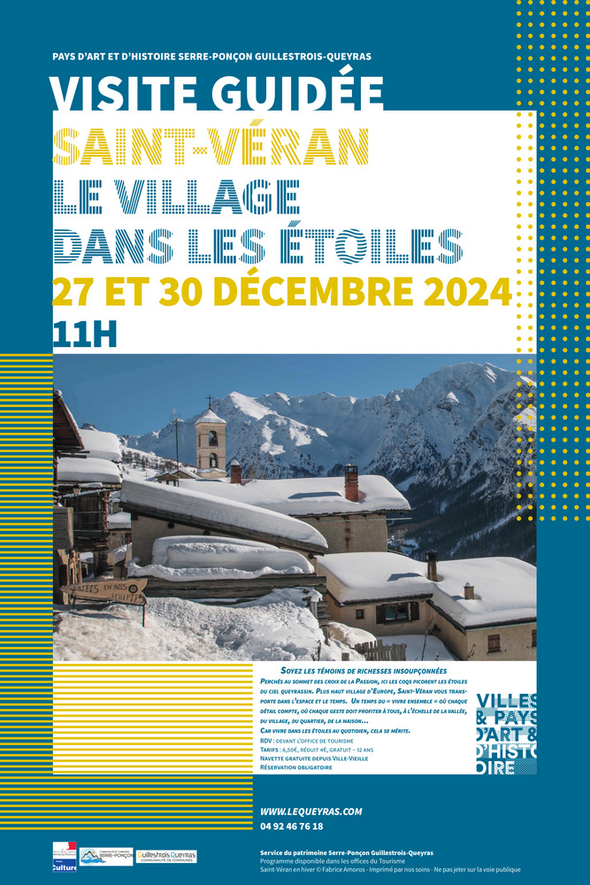 affiche visite village